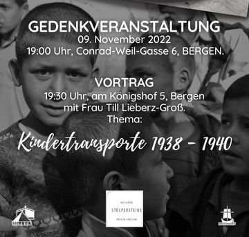 Gedenkveranstaltung - Flyer